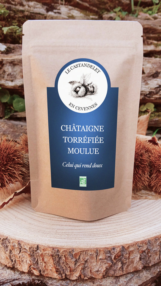 Notre substitut de café instantané bio à base de châtaigne torréfiée rend doux.