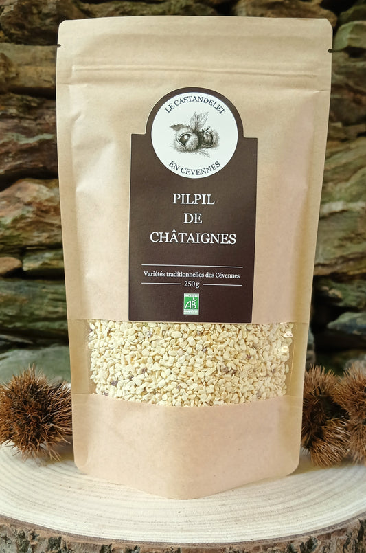 Châtaignes concassées ou Pilpil de châtaignes 250g