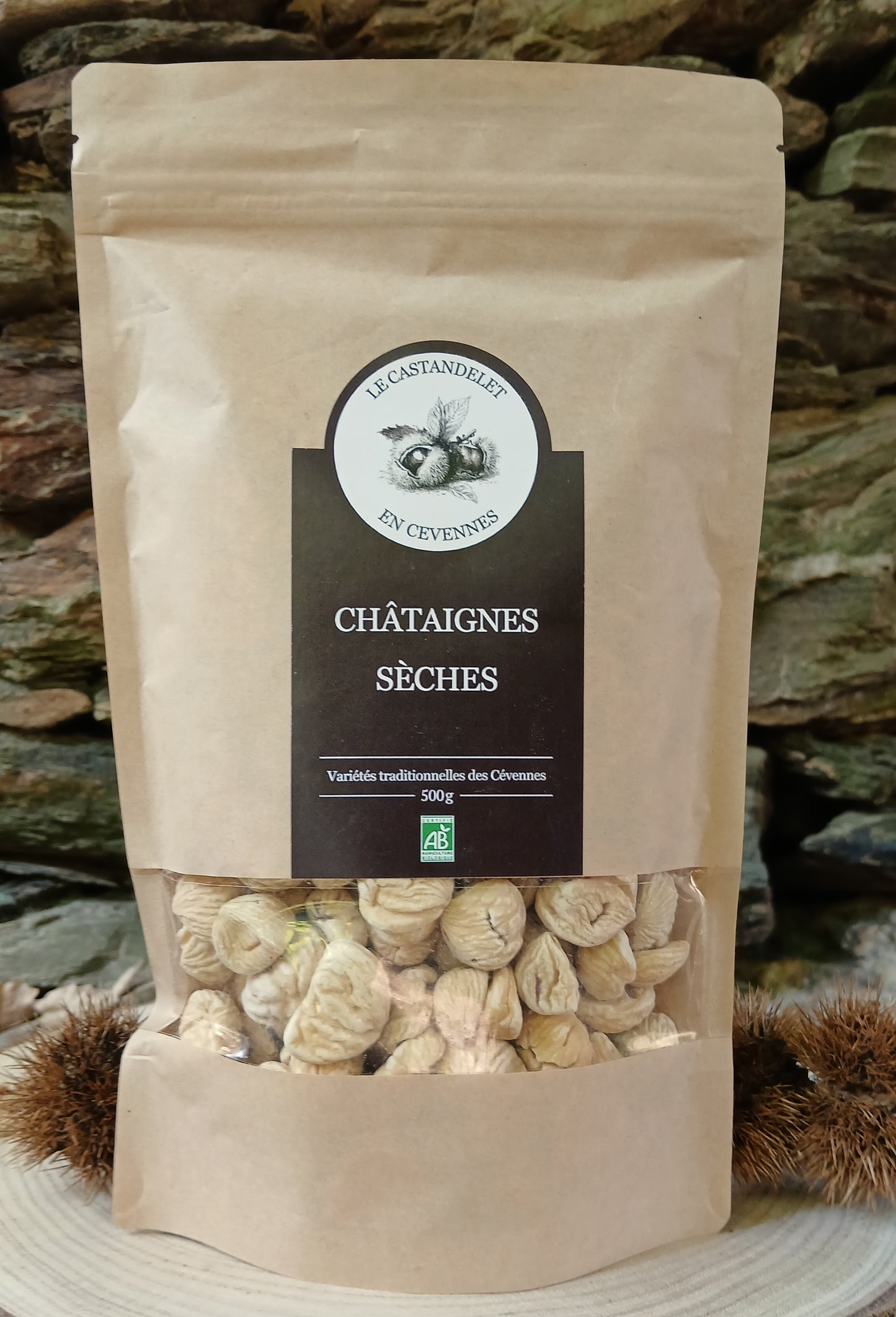 Châtaignes sèches 250g